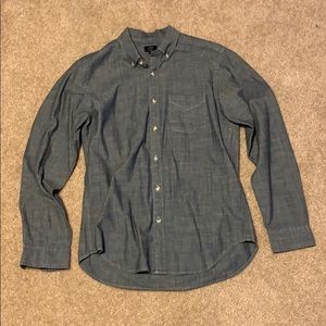 J Crew Chambray long sleeve button up
